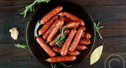 Grilled Beer-cooked Sausages